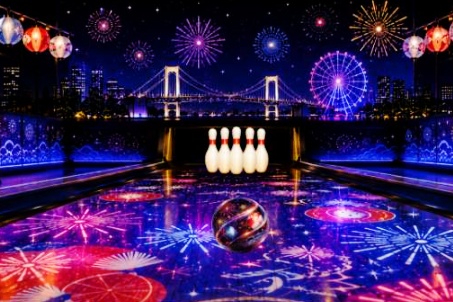 Decks Tokyo Beach TOKYO Rainbow Summer Festival digital fireworks