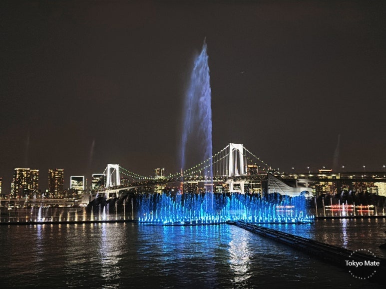 Odaiba Fountain Show — Canon by Pachelbel, classical program