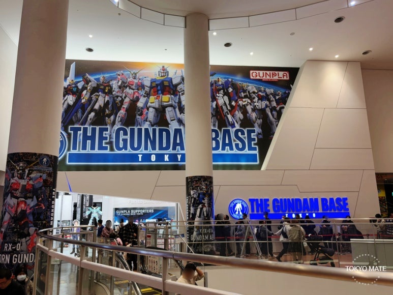 Gundam Base Tokyo on the 7F of DiverCity Tokyo Plaza