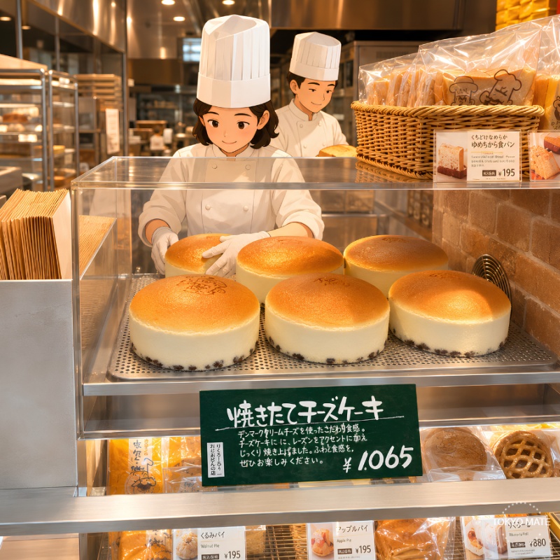 Rikuro Ojisan 6-go cheesecake priced at 1,095 yen