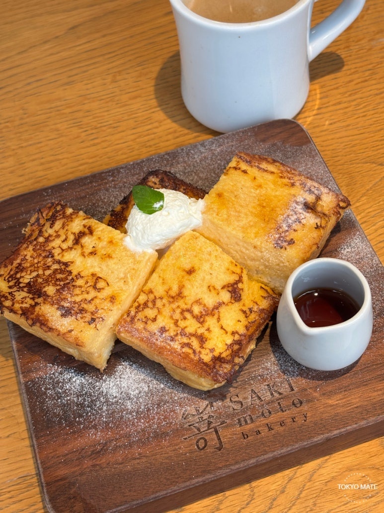 French toast at Sakimoto Bakery Cafe in Namba