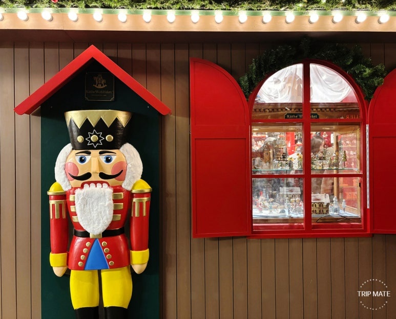 Traditional German Nutcracker figures from Käthe Wohlfahrt at Roppongi Hills Christmas Market