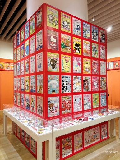 Tokyo Sanrio Exhibition Chapter 4 Ichigo Shimbun display