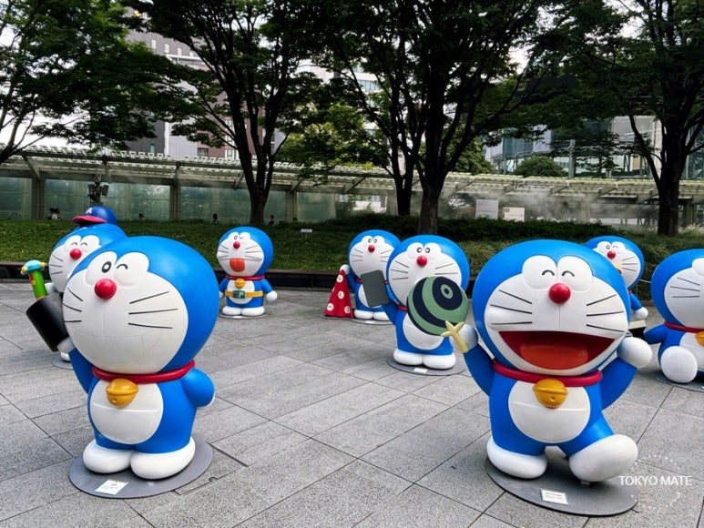 Roppongi Hills 66 Plaza Doraemon photo spot