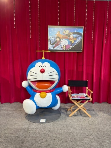 More Doraemon figures at the TV Asahi exhibition space