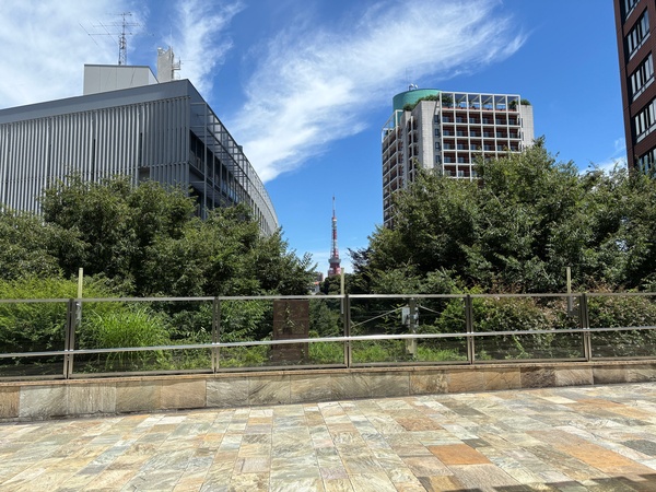 Tokyo Tower seen from the Keyakizaka photo spot