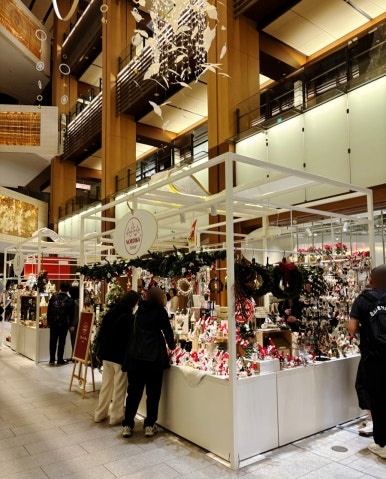Roppongi Midtown B1F Christmas Marche panorama