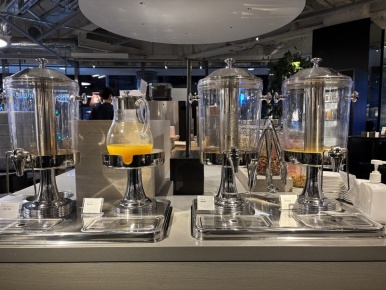 Snack selection at the Share Lounge