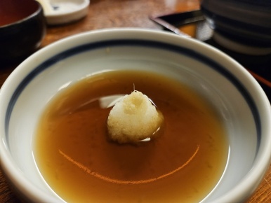 Cold soba with kakiage