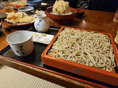Soba with cold tsuyu