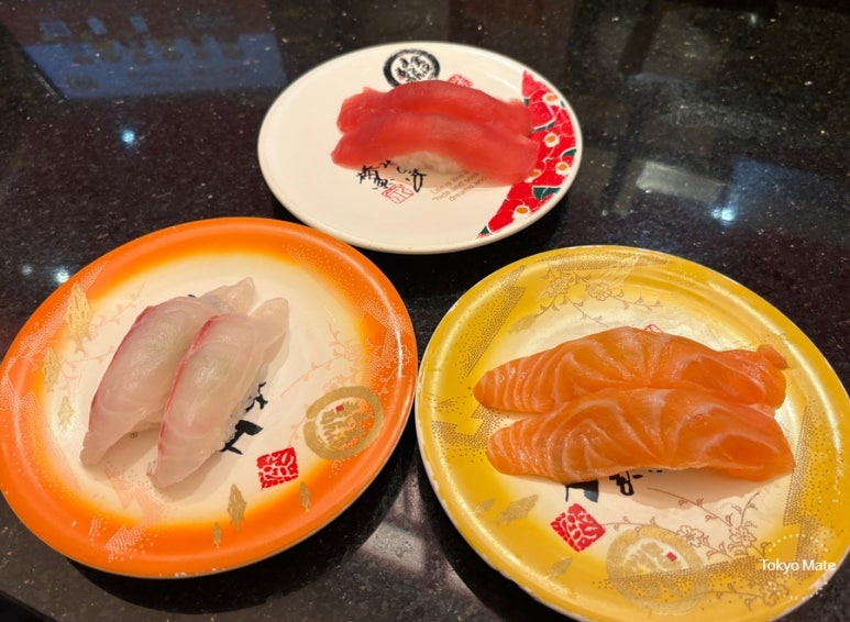 Kanazawa Maimon Shibuya PARCO tuna salmon and sea bream sushi
