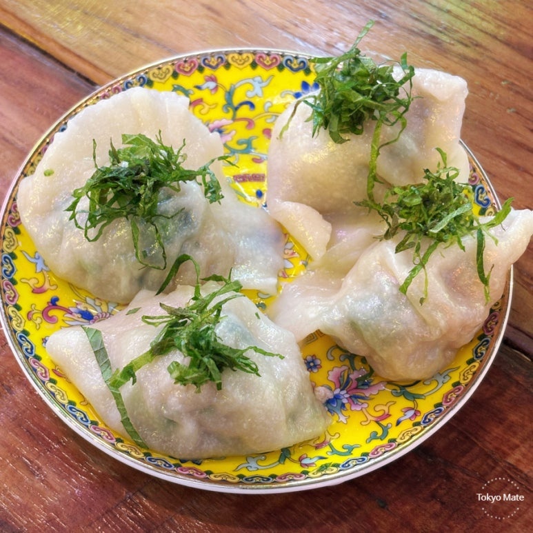 Gyoza Mania Shinagawa shiso perilla sui-gyoza boiled dumplings