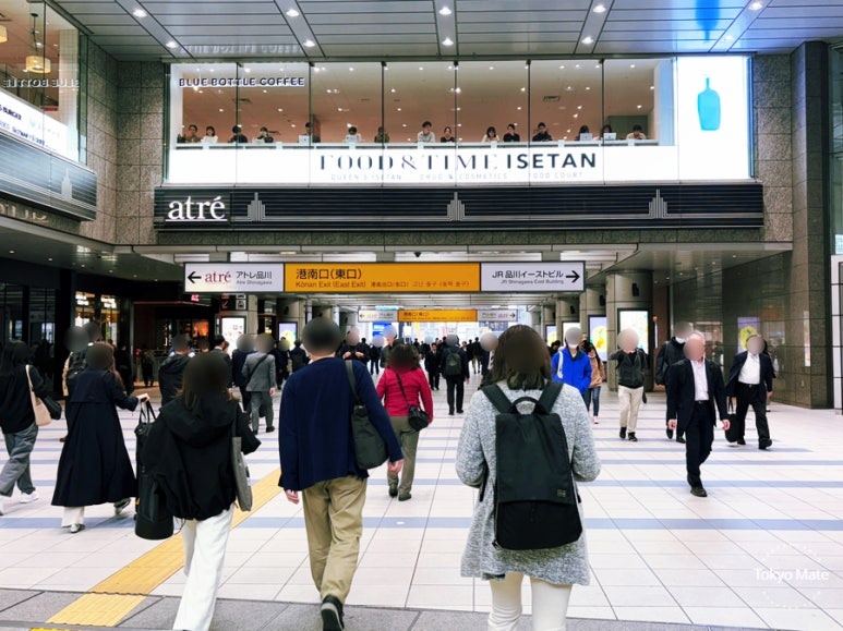 atre Shinagawa entrance — shopping and dining