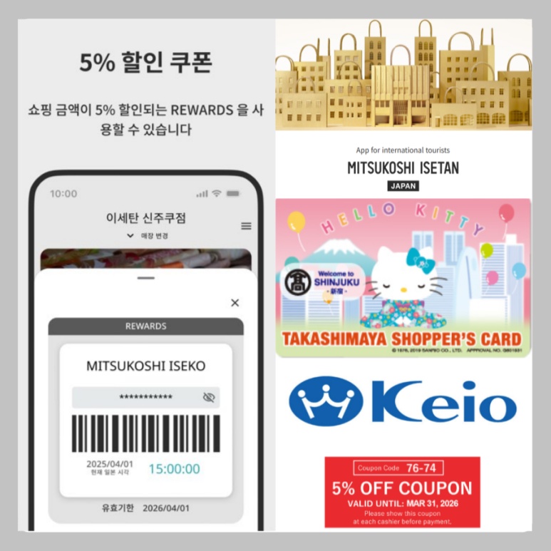 Shinjuku Department Store Guest Card Guide: Isetan, Takashimaya, Keio & Odakyu Discounts Compared