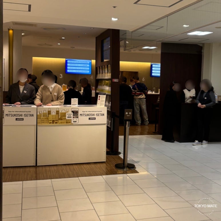 Isetan Shinjuku Main Building 6F Tax-Free Counter