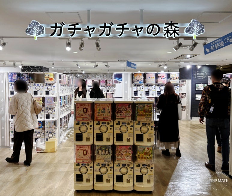 Shinjuku Subnade underground Gachapon Forest store interior view