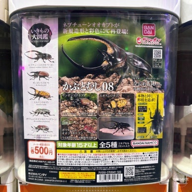 Encyclopedia of Creatures stag beetle gashapon