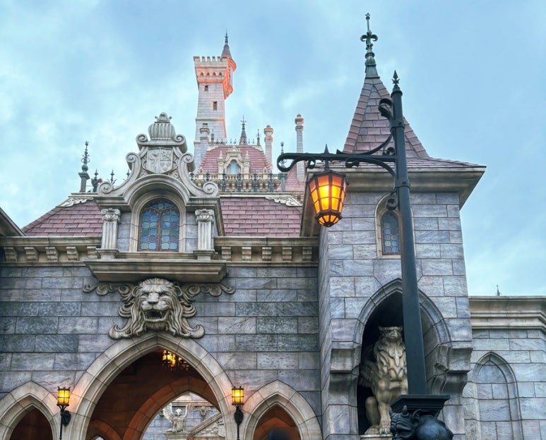 Tokyo Disneyland Beauty and the Beast Castle, family travel spot 1 hour from Shinjuku