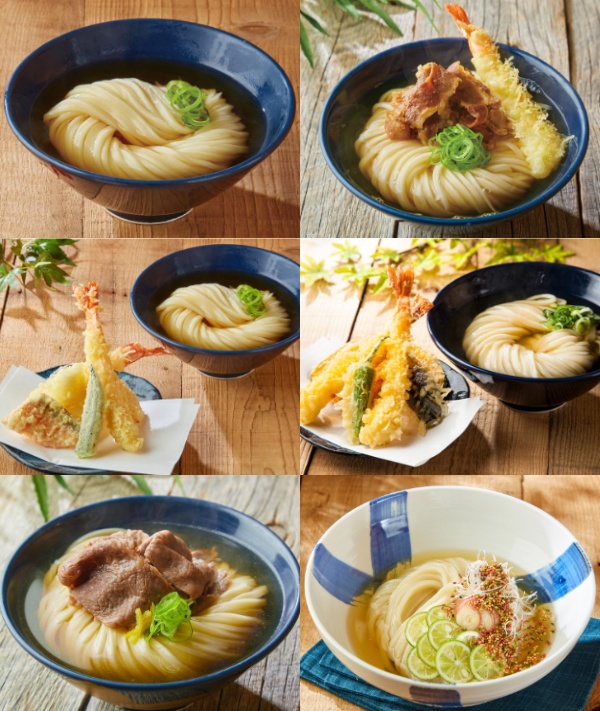 Shinjuku Udon Shin hot kake udon and cold kake udon