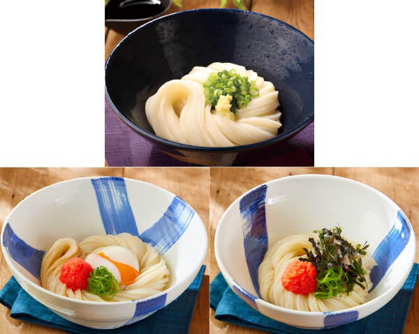 Shinjuku Udon Shin cold shoyu udon with mentaiko topping