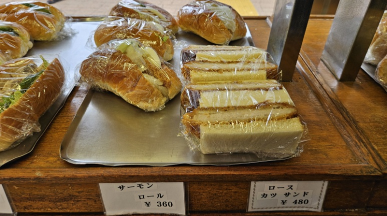 Sandwiches at St. Moritz Roppongi bakery