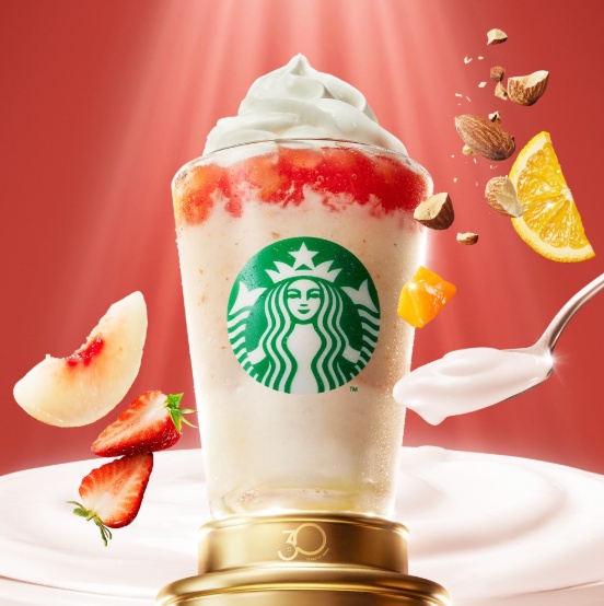 Starbucks Japan 30th anniversary Yogurt Frappuccino official image