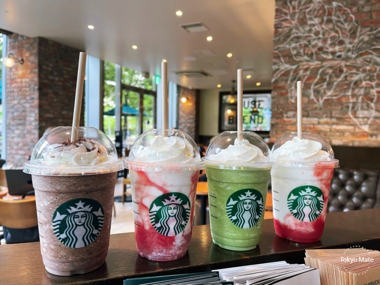 Starbucks Japan Frappuccino lineup