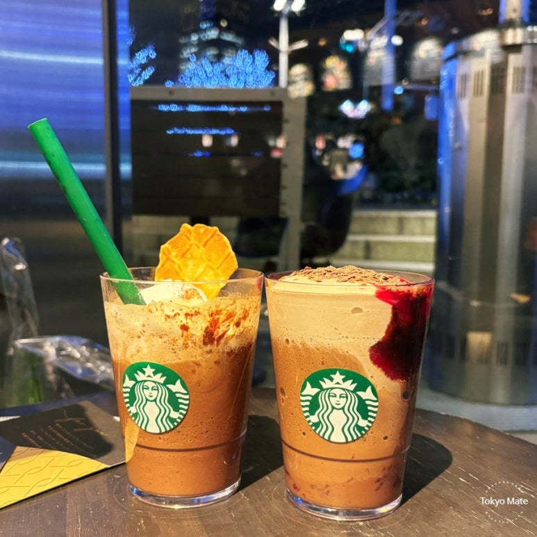 Starbucks Japan Valentine season limited Frappuccino and dessert recommendations for Japan travel