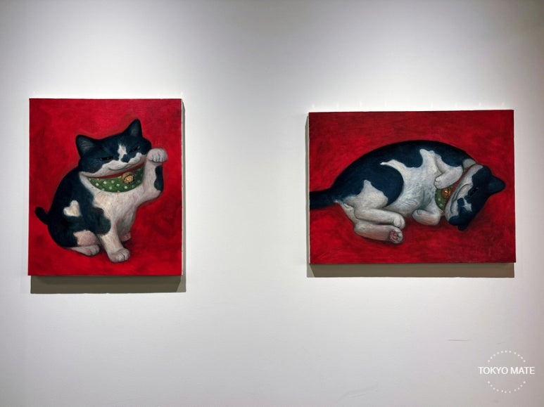 Additional artwork from the opening three-artist exhibition