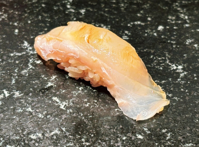 Takumi Tatsuhiro Shinjuku sushi omakase nigiri flounder hirame