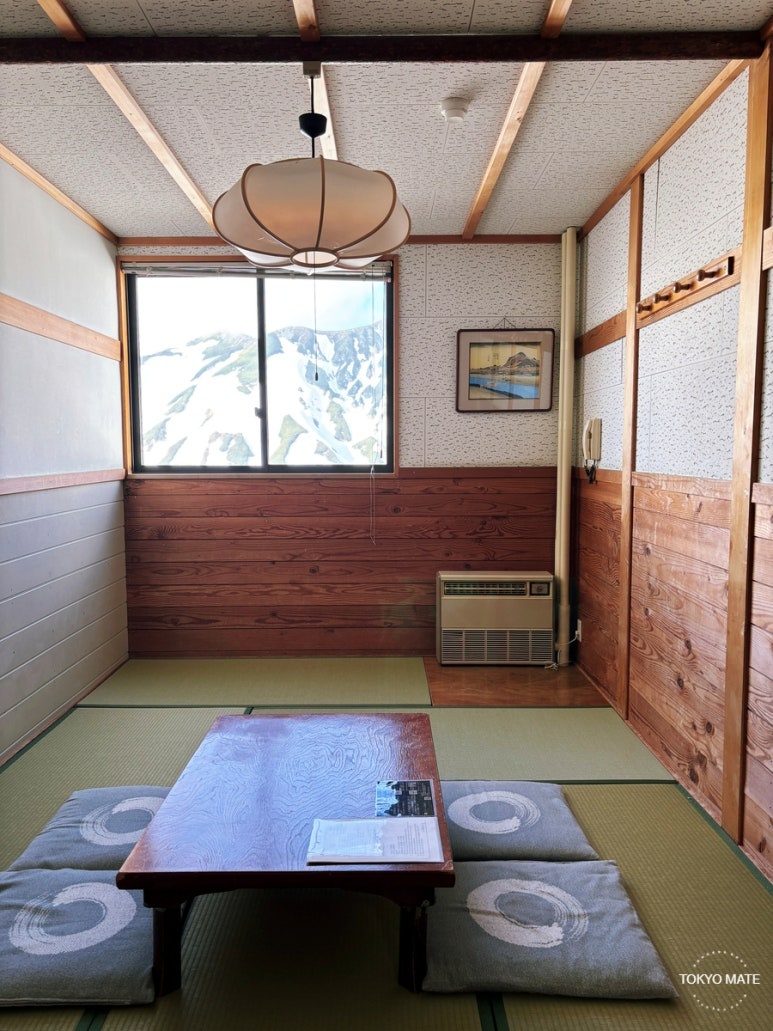 Private tatami room at Murodo Sanso