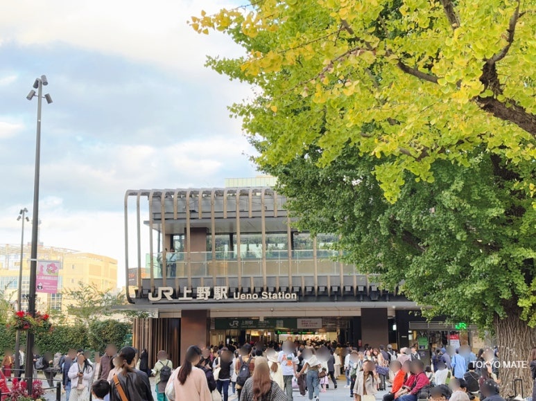 Ueno Park Entrance View
