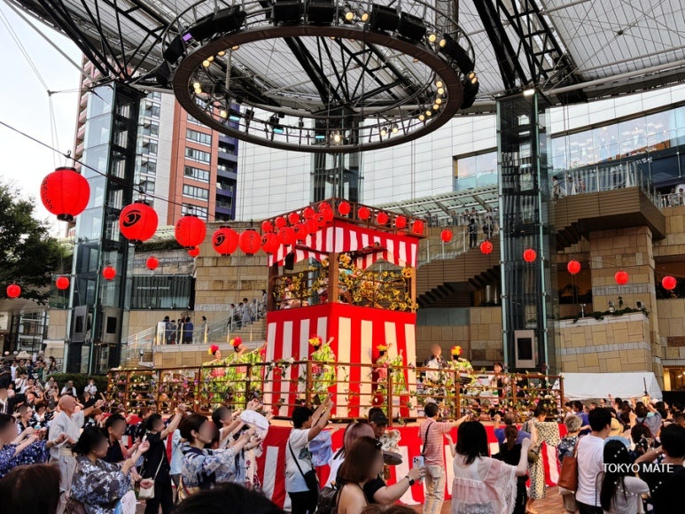 Tokyo Obon holiday weather Roppongi Hills Bon Odori