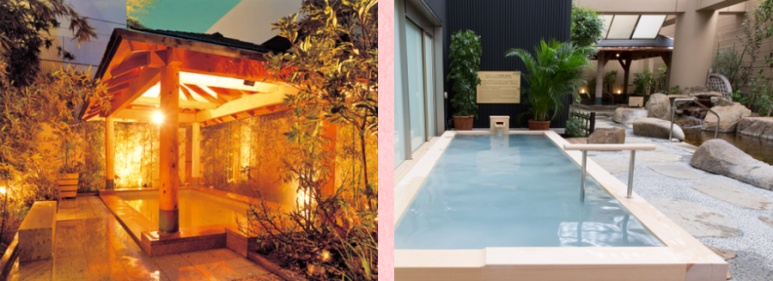 Spa LaQua natural hot spring facilities