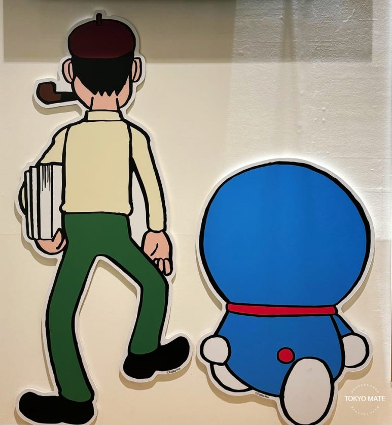 Fujiko F. Fujio workspace recreation at Tokyo Dream Park Doraemon exhibition