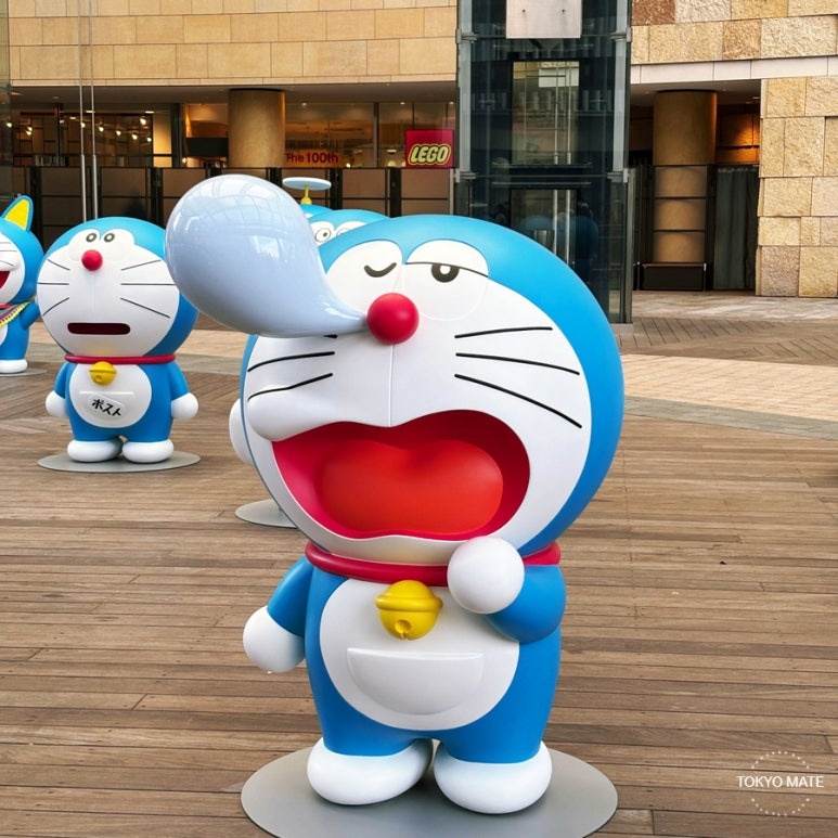 Doraemon photo zone at Tokyo Dream Park