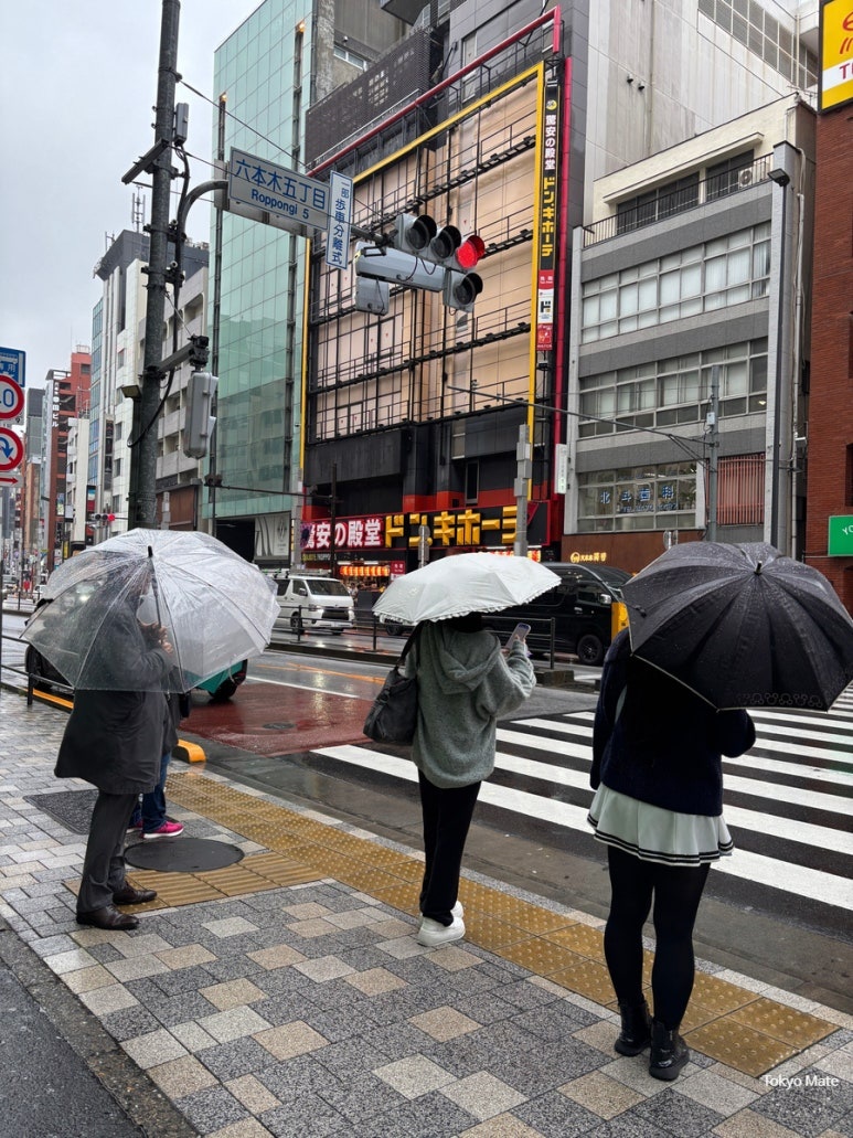 Tokyo June rainy season packing umbrella