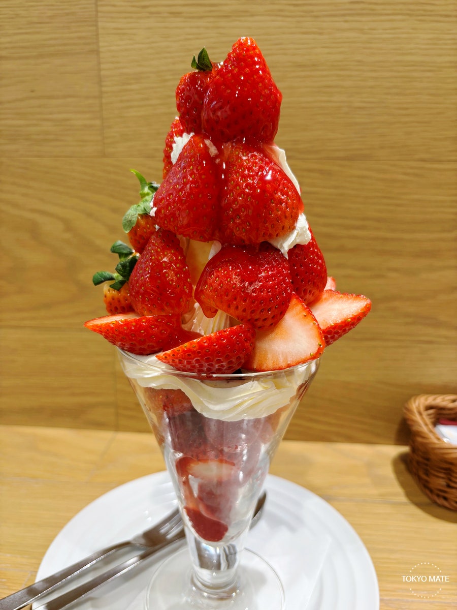 Kajitsuen Liebel strawberry parfait full view