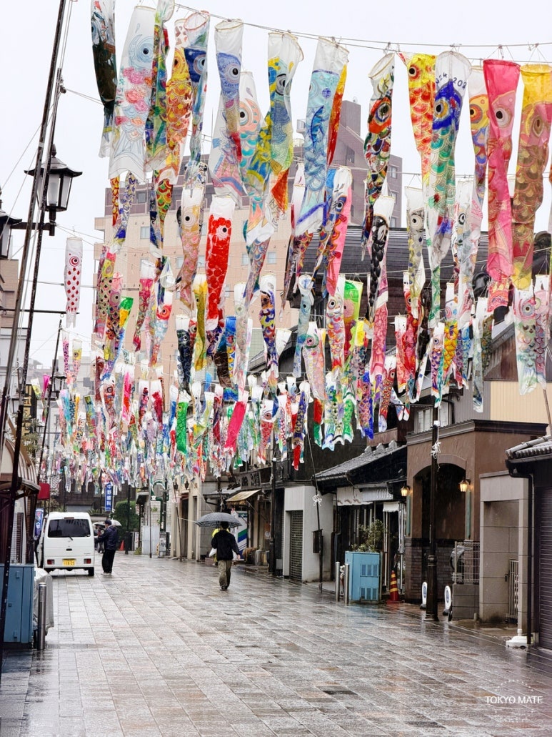 Kawagoe Daisho Roman Yumedori retro shopping street