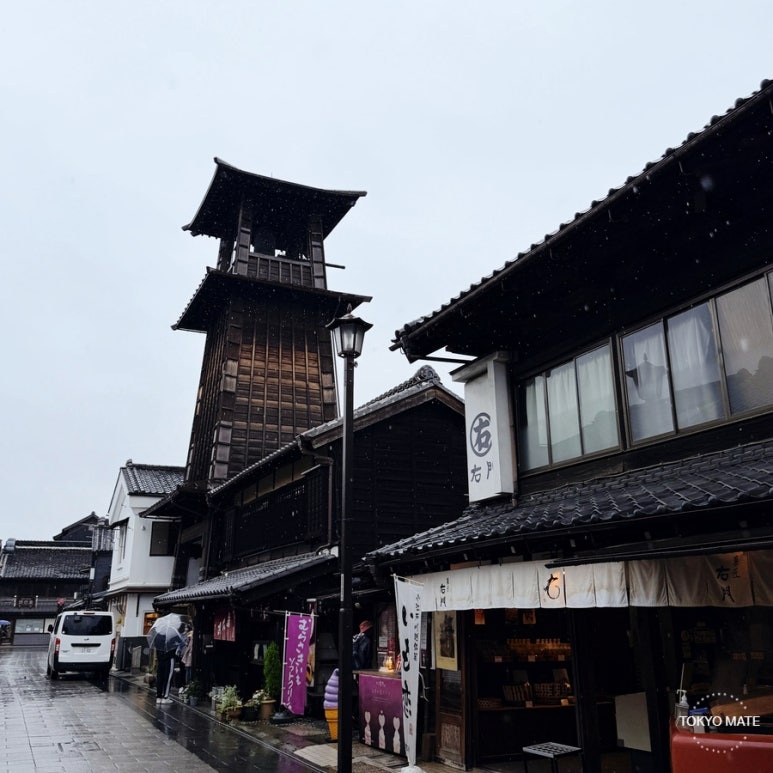 Kawagoe Tokinokane bell tower, Little Edo signature photo spot