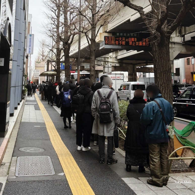 Tokyo March street scene with actual outfits