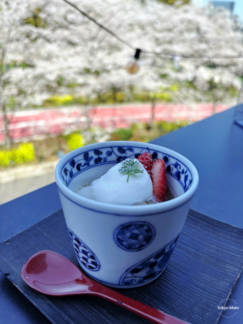 HAL YAMASHITA cherry blossom anko cream anmitsu dessert