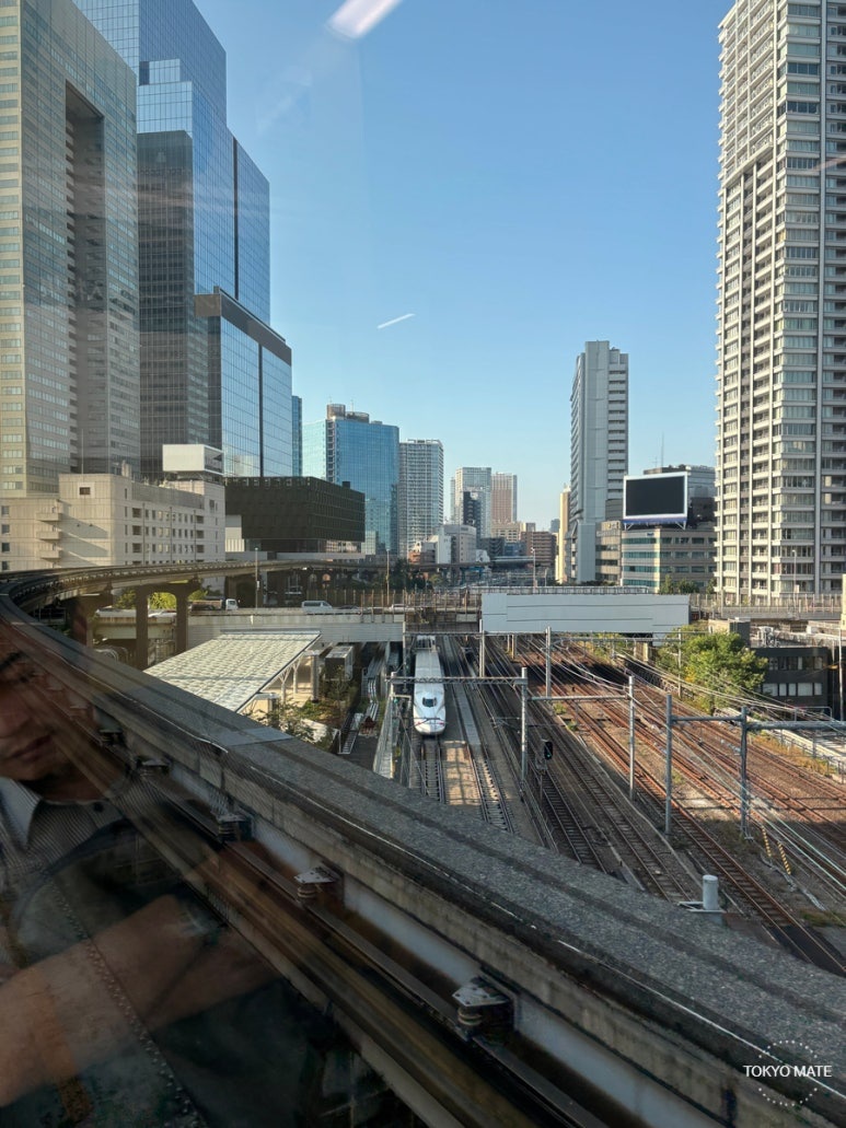 View of Tokyo from a Tokyo Monorail window