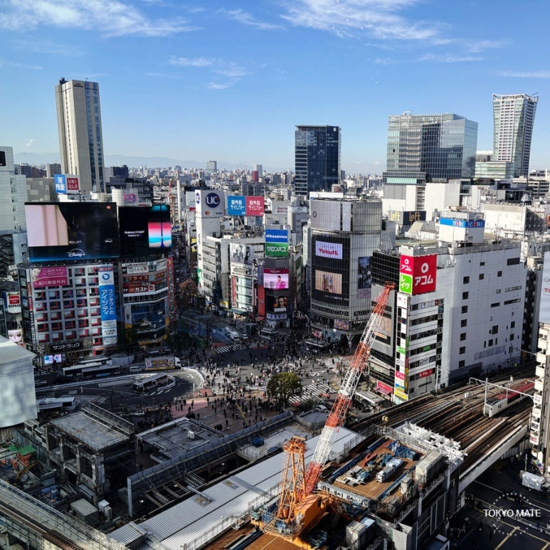 Shibuya neighborhood in Tokyo