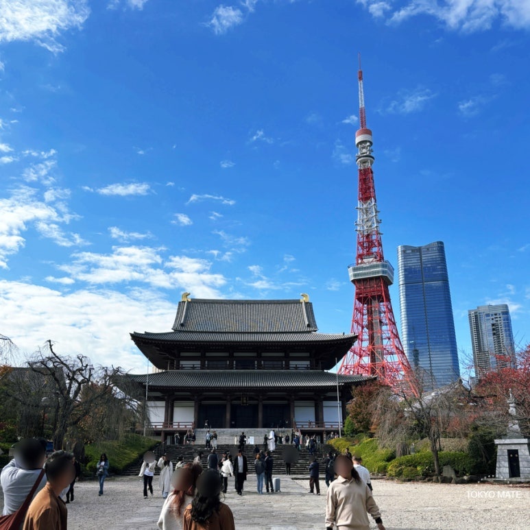 Tokyo Tower and Zojo-ji Temple