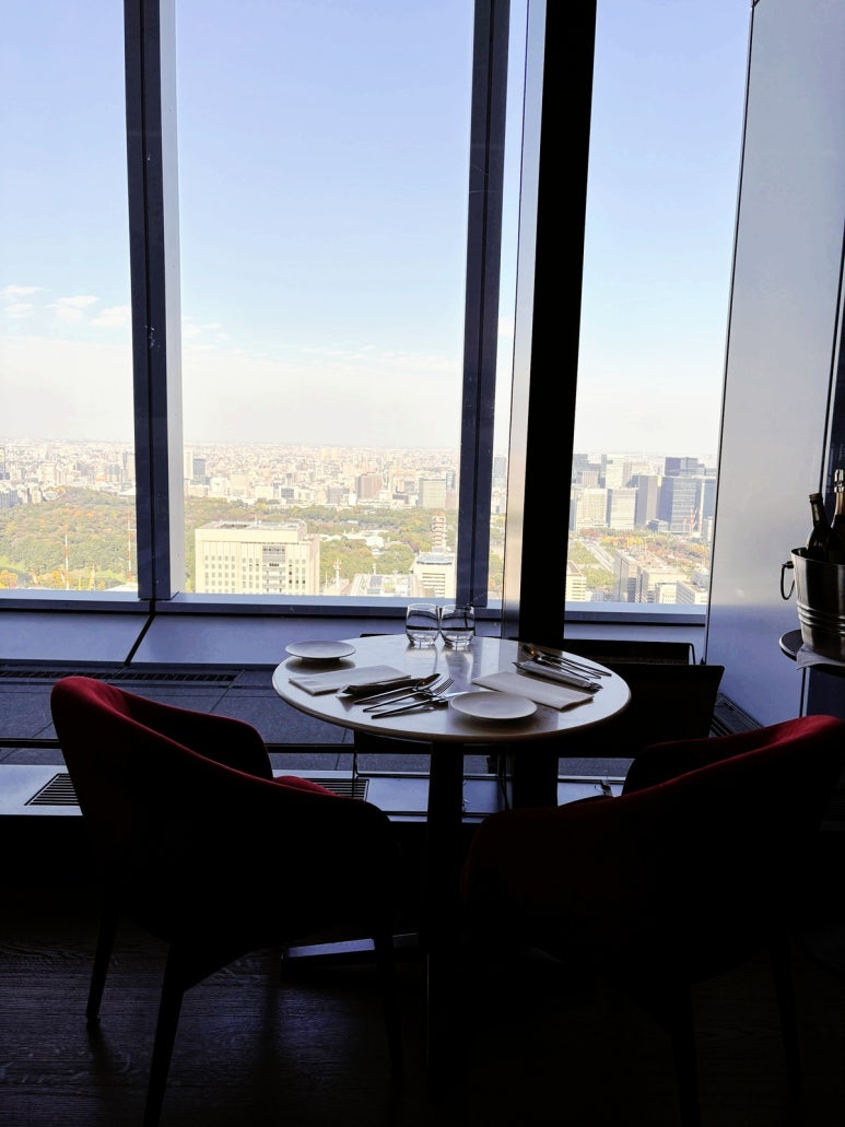 Tokyo Node Dining window seat view