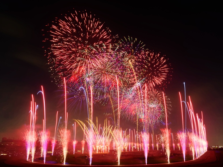 Tokyo Racecourse Fireworks ticket, Dynamic Zone standing 7,150 yen