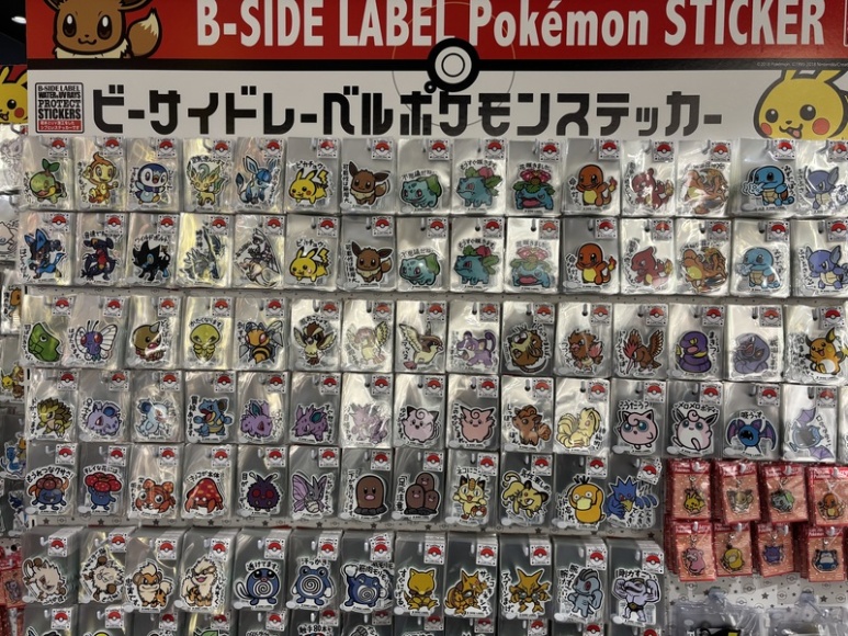 Waterproof stickers of first generation Pokemon