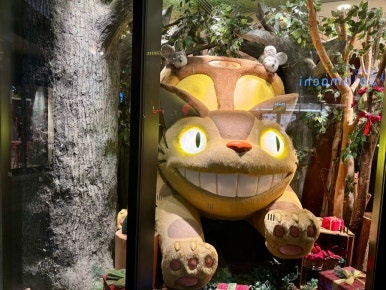 Ghibli Store at Solamachi with Totoro merchandise
