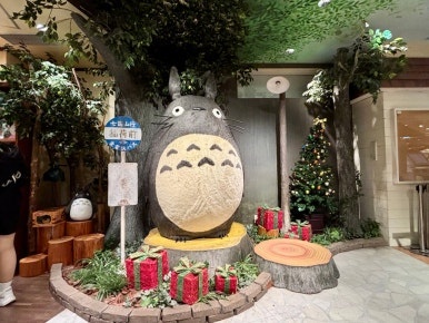 Ghibli Store Solamachi interior with Studio Ghibli goods